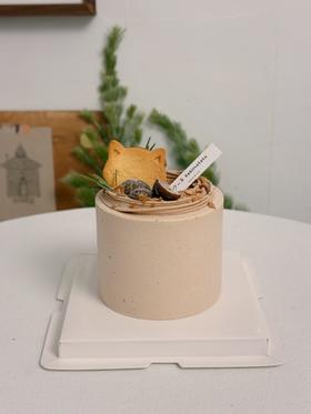 栗子猫森林奶油蛋糕