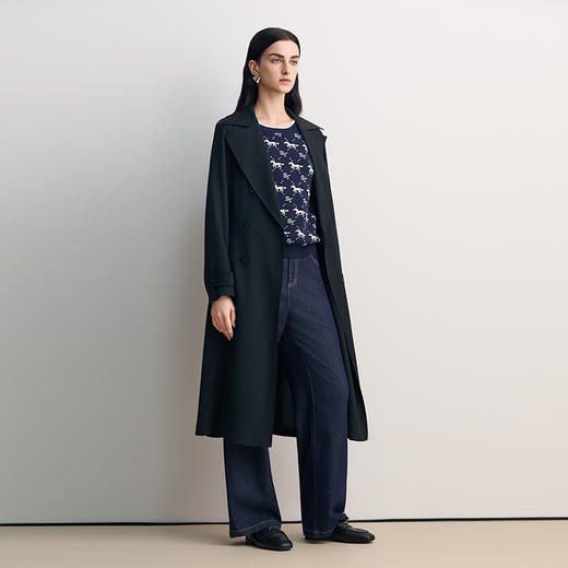 EITIE爱特爱经典款英伦风时尚通勤外套风衣8504202 商品图1