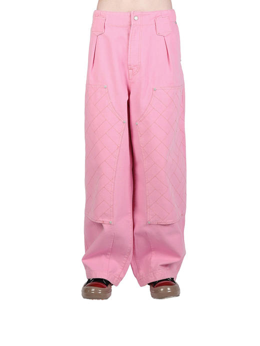 Kenzo | “KENZO Weave”双层膝盖裤 商品图0