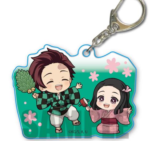 鬼灭之刃 弥豆子日常系列 Q版亚克力挂件 谷子 商品图0