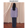 MAXRIENY慵懒感穿搭毛织领羊毛大衣女25冬款亲肤软糯双面呢外套(货号:MS86CT509) 商品缩略图3