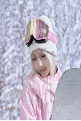ISEEMIGGA雪镜雪镜2.0-落樱粉