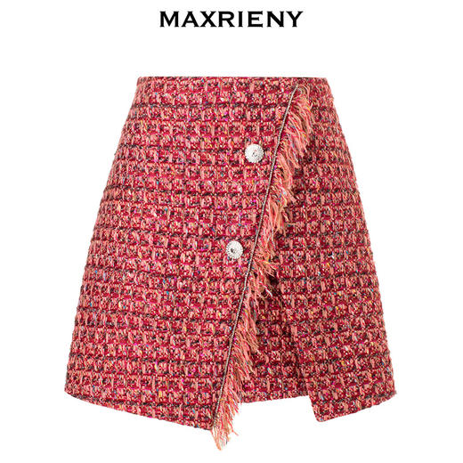 玛克门店发货：MAXRIENY新年小香风半裙(货号:MC88PA803) 商品图3