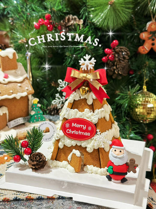 圣诞撒布蕾雪屋，部分装饰随机搭配。造型精美，建议自提，派送易碎 商品图10