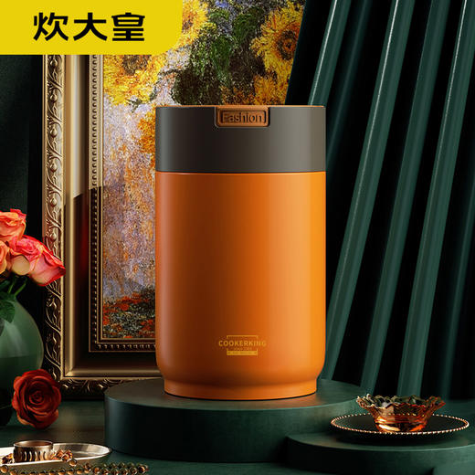 炊大皇多味保温提锅2.0L(橘色) 商品图3