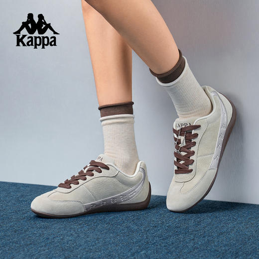 Kappa 复古赛车鞋男女2025新款红色薄底运动鞋德训鞋子K0GW5CC60 商品图4