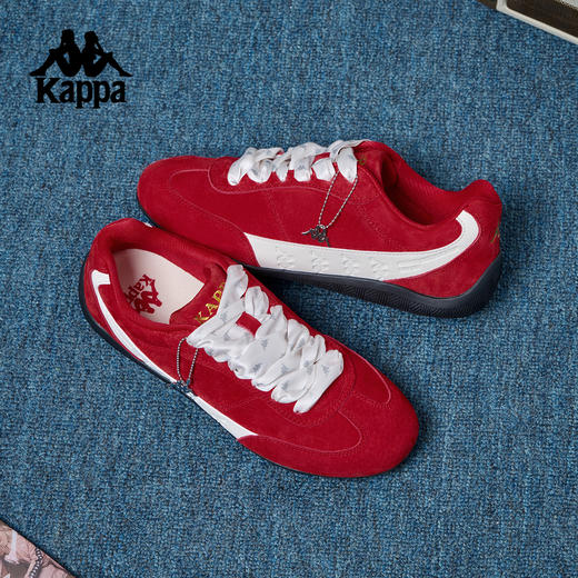 Kappa 复古赛车鞋男女2025新款红色薄底运动鞋德训鞋子K0GW5CC60 商品图2