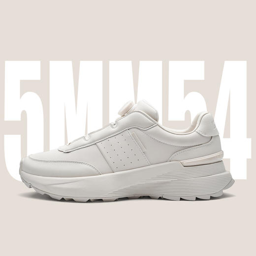 Kappa 背厚底运动休闲鞋男女系带老爹鞋百搭户外跑步鞋子K0GW5MM54 商品图3