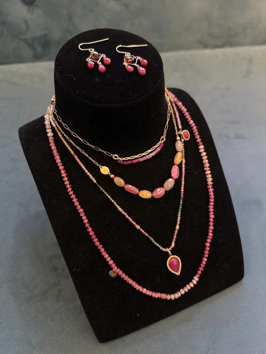 SpoiledBrat Jewelry彩色宝石吊坠系列 | 红宝石 项链 商品图8
