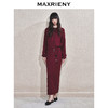 玛克门店发货：MAXRIENY安哥拉红直筒裙中长半裙(货号:MC85SK803) 商品缩略图1