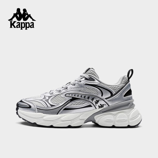 Kappa 男女新款老爹鞋厚底运动鞋潮流百搭网面跑步鞋子K0GW5MC78 商品图4