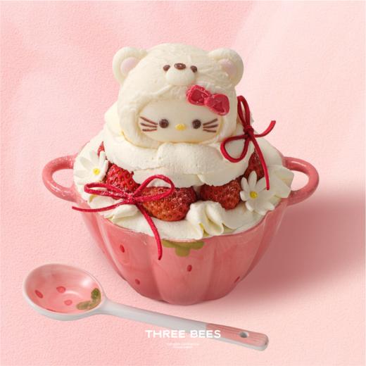 草莓KITTY搪瓷碗 商品图0