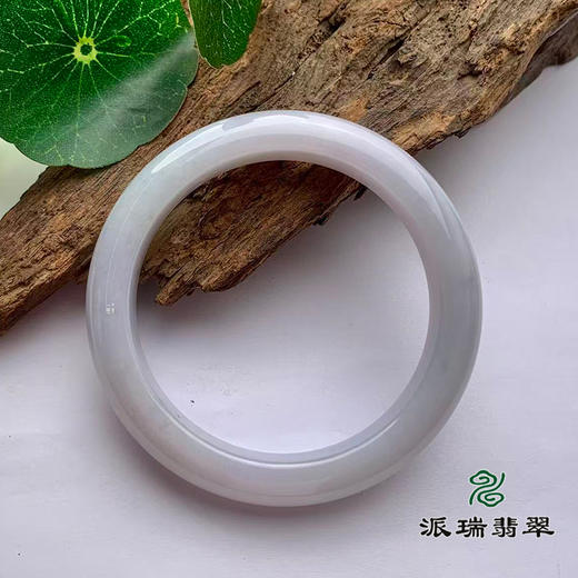 派瑞翡翠 翡翠手镯 糯种 浅紫 商品图1
