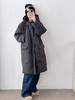 新款牛角扣鹅绒长款加厚羽绒服 商品缩略图6