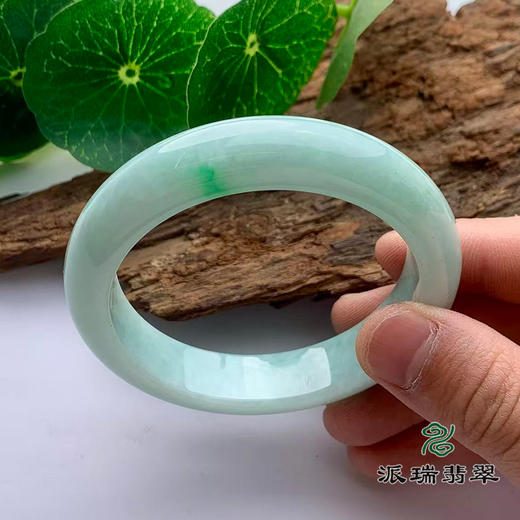 派瑞翡翠 翡翠手镯 糯种 绿色 商品图2