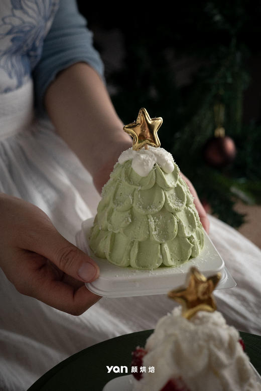 圣诞树小蛋糕（抹茶口味） 商品图1