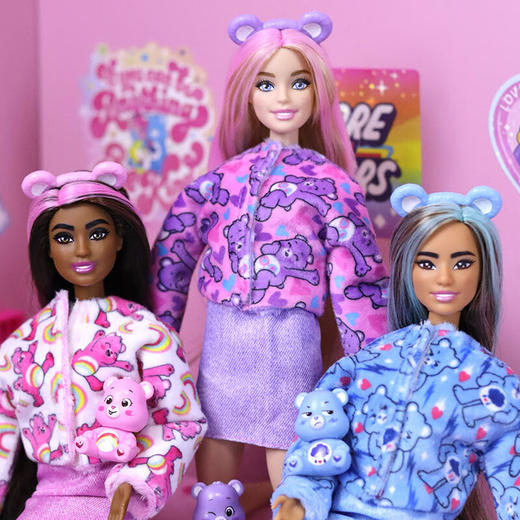 Barbie 芭比 X 彩虹熊惊喜换装娃娃随机发1款MATCJCN93 商品图1