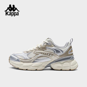 Kappa 男女新款老爹鞋厚底运动鞋潮流百搭网面跑步鞋子K0GW5MC78
