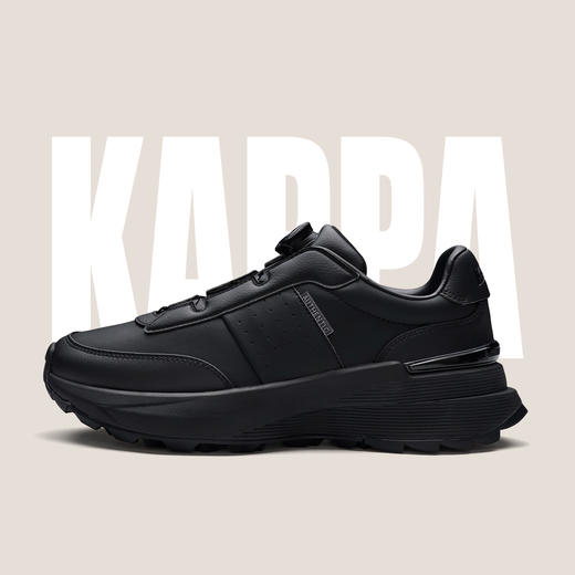 Kappa 背厚底运动休闲鞋男女系带老爹鞋百搭户外跑步鞋子K0GW5MM54 商品图4