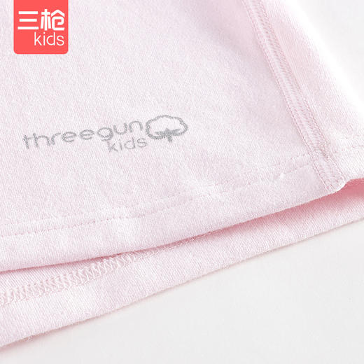 Threegun三枪 【新疆棉】加厚磨毛绒女童圆领儿童保暖内衣套装-29290D911 商品图4