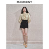 MAXRIENY【商场同款-节庆穿搭】MAXRIENY精致宫廷复古感直筒短裤女(货号:MC85PA757) 商品缩略图1