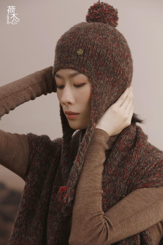 荷木HEMU丨沙境·毛球帽子 商品图3