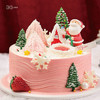 【圣诞季】圣诞童话镇 ‧ 红颜草莓啫喱奶油蛋糕，可选1.5/2.5/6磅 商品缩略图1
