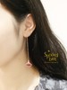 spoiled brat jewelry银杏叶系列 | 渐变红宝石耳线 商品缩略图3