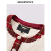MAXRIENY【商场同款-节庆穿搭新年红】羊羔绒肌理小香外套女24冬(货号:MC85JA598) 商品缩略图1