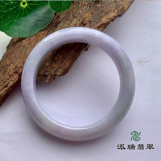 派瑞翡翠 翡翠手镯 糯种 浅紫 商品图1