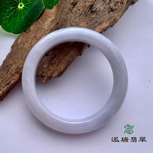 派瑞翡翠 翡翠手镯 糯种 紫色 商品图1