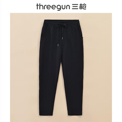 Threegun三枪 【复合榨蚕丝】男士休闲长裤-60857B911 商品图0