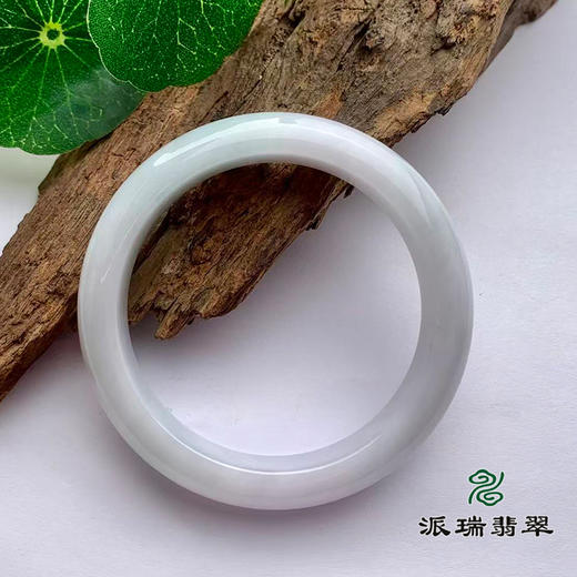 派瑞翡翠 翡翠手镯 糯种 浅紫 商品图2