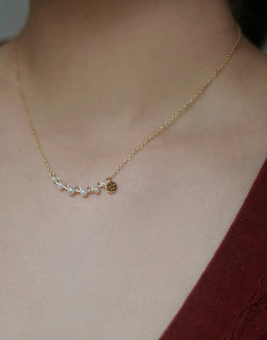 spoiledbrat jewelry珍珠微笑项链 商品图1