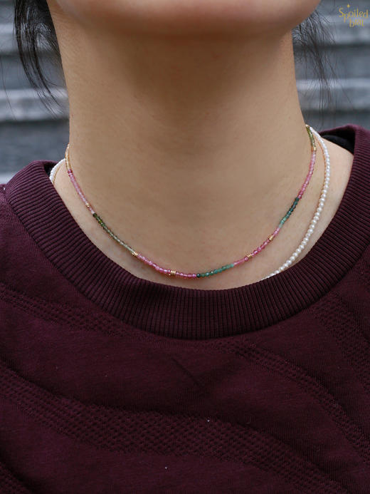 SpoiledBrat Jewelry彩色宝石吊坠系列 | 红宝石 项链 商品图6