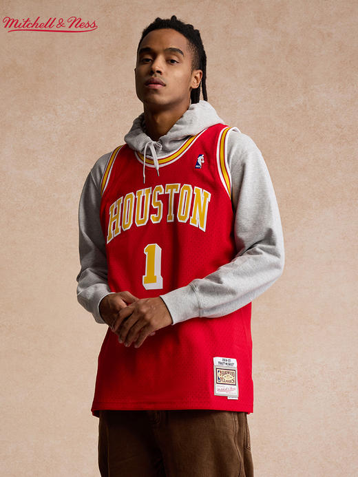 Mitchell&ness 火箭麦迪红色04-05赛季球衣 商品图3