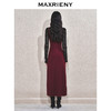 玛克门店发货：MAXRIENY安哥拉红针织吊带连衣裙(货号:MC85DR805) 商品缩略图3