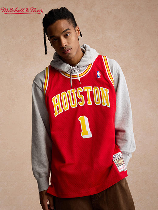 Mitchell&ness 火箭麦迪红色04-05赛季球衣 商品图2