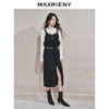 MAXRIENY【商场同款-节庆穿搭】MAXRIENY黑金小香气质高级感直筒裙(货号:MC85SK765) 商品缩略图1