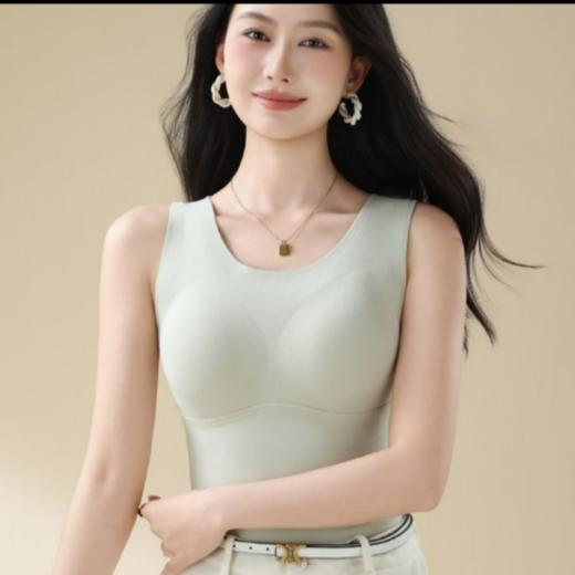 严选 | 朵彩 DOCARE固定杯山羊绒蚕丝保暖背心 商品图1
