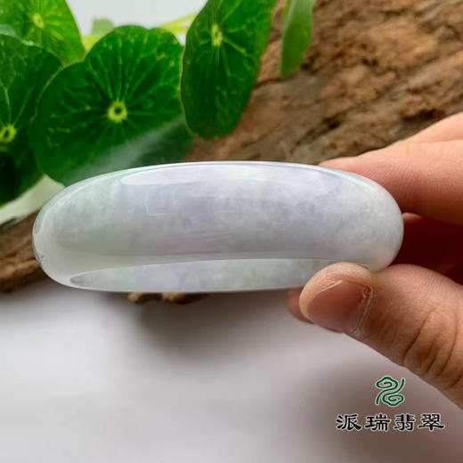 派瑞翡翠 翡翠手镯 糯种 飘花 商品图2
