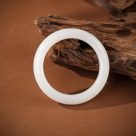 【云间月】羊脂白玉手镯（52.53）mm 商品图2