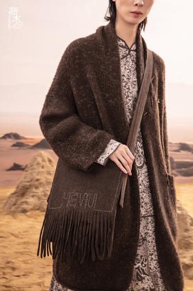 荷木HEMU丨毛毡 ·斜挎流苏小包