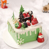 【圣诞季】圣诞森林奇遇·抹茶鲜果多多奶油蛋糕，可选6英寸/8英寸 商品缩略图1