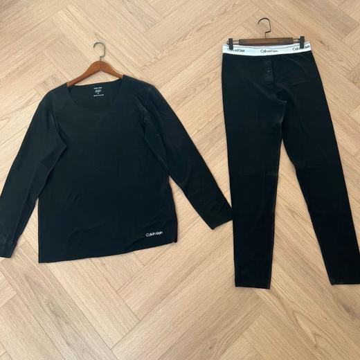 CK热引力双杠logo 系列情侣款莫代尔秋衣套装 ，莫代尔随意裁材质 商品图8