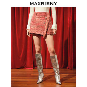 玛克门店发货：MAXRIENY新年小香风半裙(货号:MC88PA803)