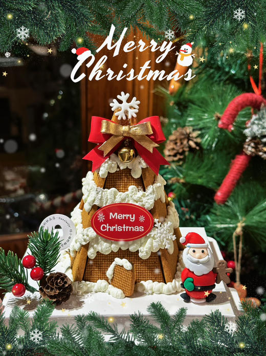 圣诞撒布蕾雪屋，部分装饰随机搭配。造型精美，建议自提，派送易碎 商品图0