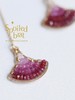 spoiled brat jewelry银杏叶系列 | 渐变红宝石耳线 商品缩略图4