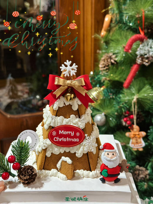 圣诞撒布蕾雪屋，部分装饰随机搭配。造型精美，建议自提，派送易碎 商品图4