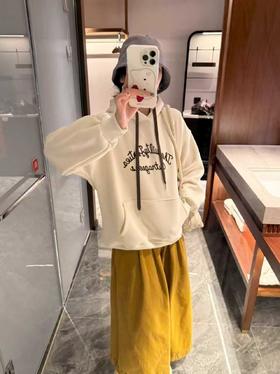 女王节抢购价-不支持退【自营】🔥🔥🔥奥粒绒【重工刺绣】 连帽款～爆款加绒厚款卫衣-喜出